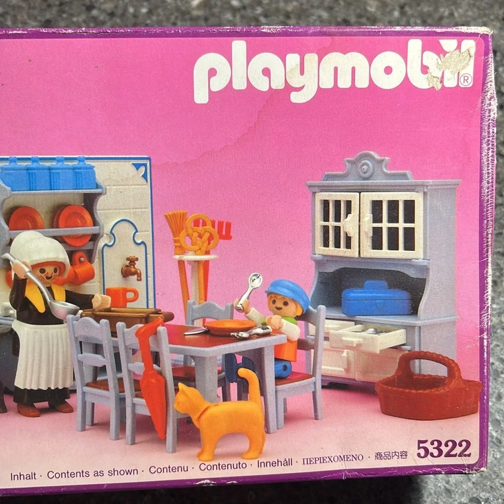 Playmobile 5322 Vintage collectible made in Germany 1992 Kitchen set
